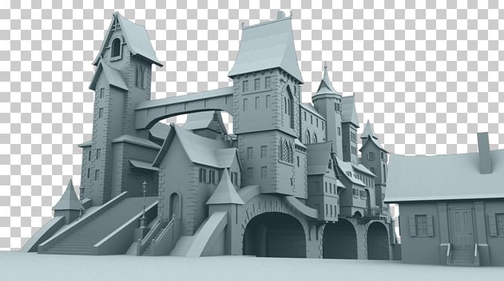 Matte Painting 3D Printing Shapeways 3D Modeling PNG, Clipart, 3d Modeling, 3d Printing, Abbey, Architecture, Black And White Free PNG Download