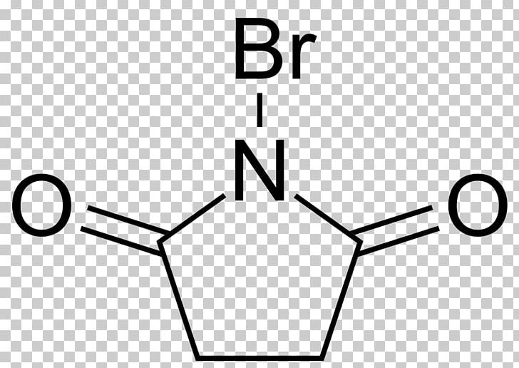 N-Bromosuccinimide N-Chlorosuccinimide Chemistry Substitution Reaction PNG, Clipart, Acid, Angle, Area, Black, Black And White Free PNG Download