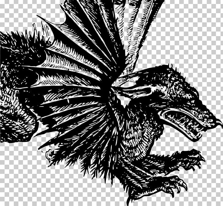Public Domain PNG, Clipart, Angry, Angry Dragon, Beak, Bird, Black And White Free PNG Download