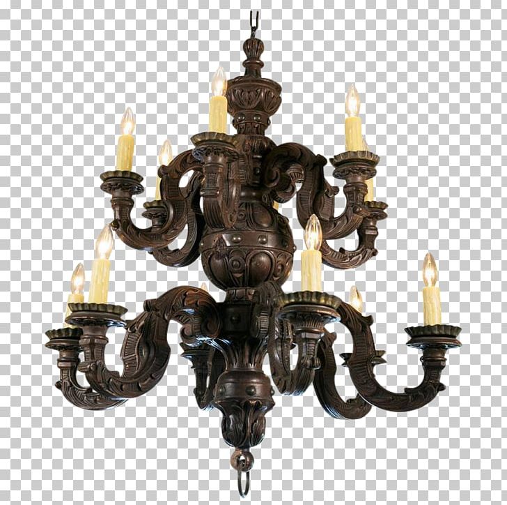 Chandelier Baroque Wood Carving Brass Ceiling PNG, Clipart, Baroque, Brass, Candelabra, Ceiling, Ceiling Fixture Free PNG Download