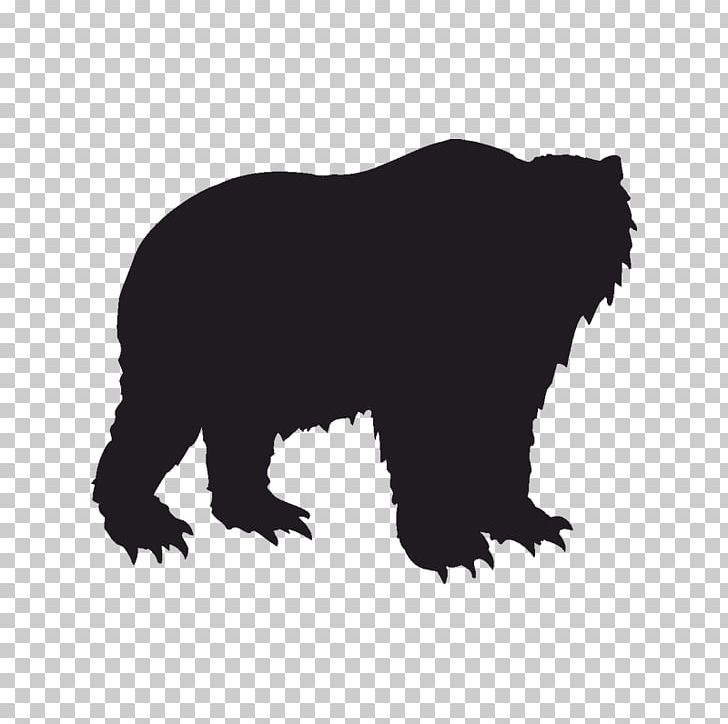 Grizzly Bear Polar Bear American Black Bear Kodiak Bear PNG, Clipart, Animal, Animals, Bear, Bear Silhouette, Black Free PNG Download