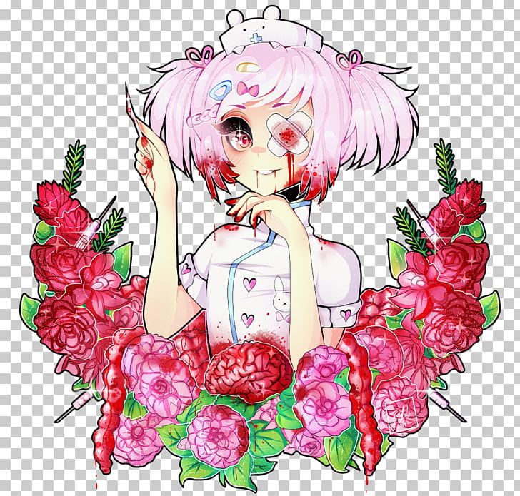 Floral Design Anime Flower Art Manga PNG, Clipart, Animated Film, Anime, Art, Cartoon, Commission Free PNG Download
