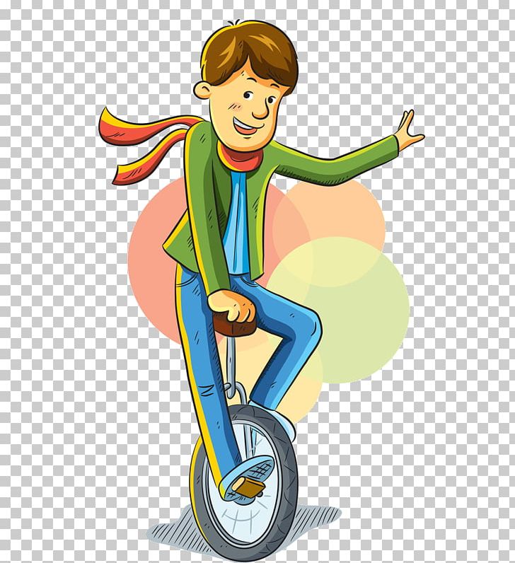 Unicycle Cartoon PNG, Clipart, Art, Bicycle, Cartoon, Character, Child Free  PNG Download