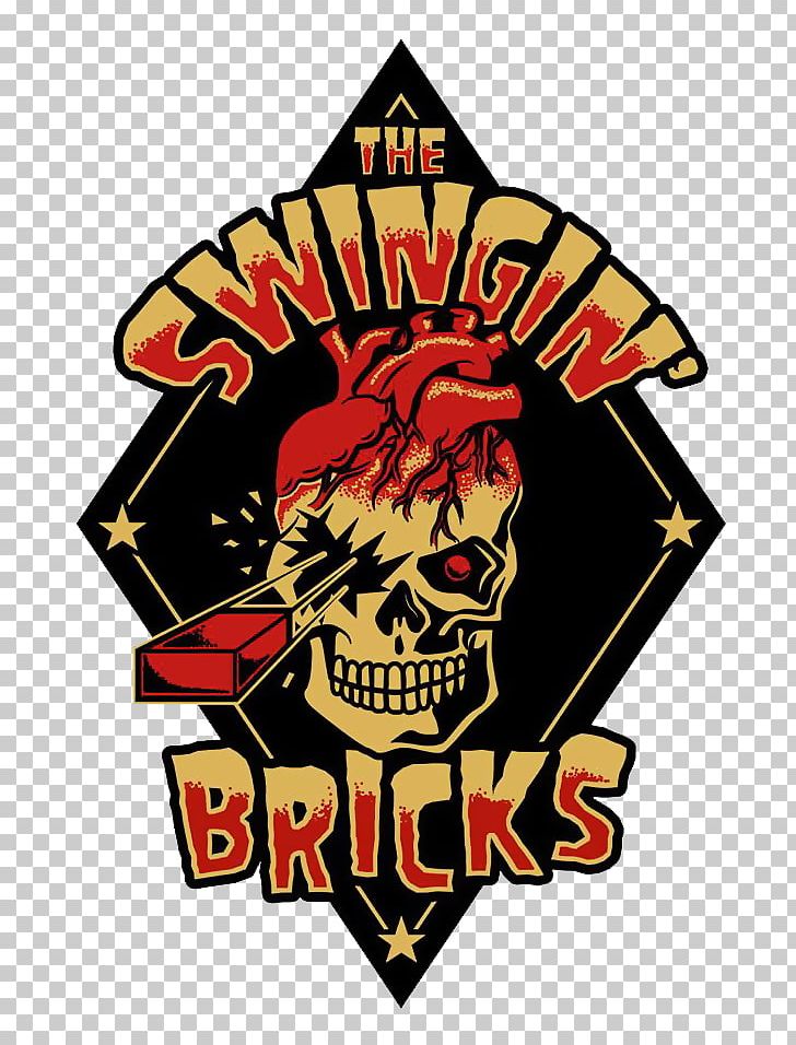 Logo Graphic Design The Swingin Bricks PNG, Clipart, Art, Brand, Brick, Character, Death Ray Free PNG Download