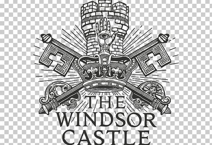 The Windsor Castle Logo Mathematics Organization PNG, Clipart, Artwork, Black And White, Brand, Castle, Commuter Station Free PNG Download