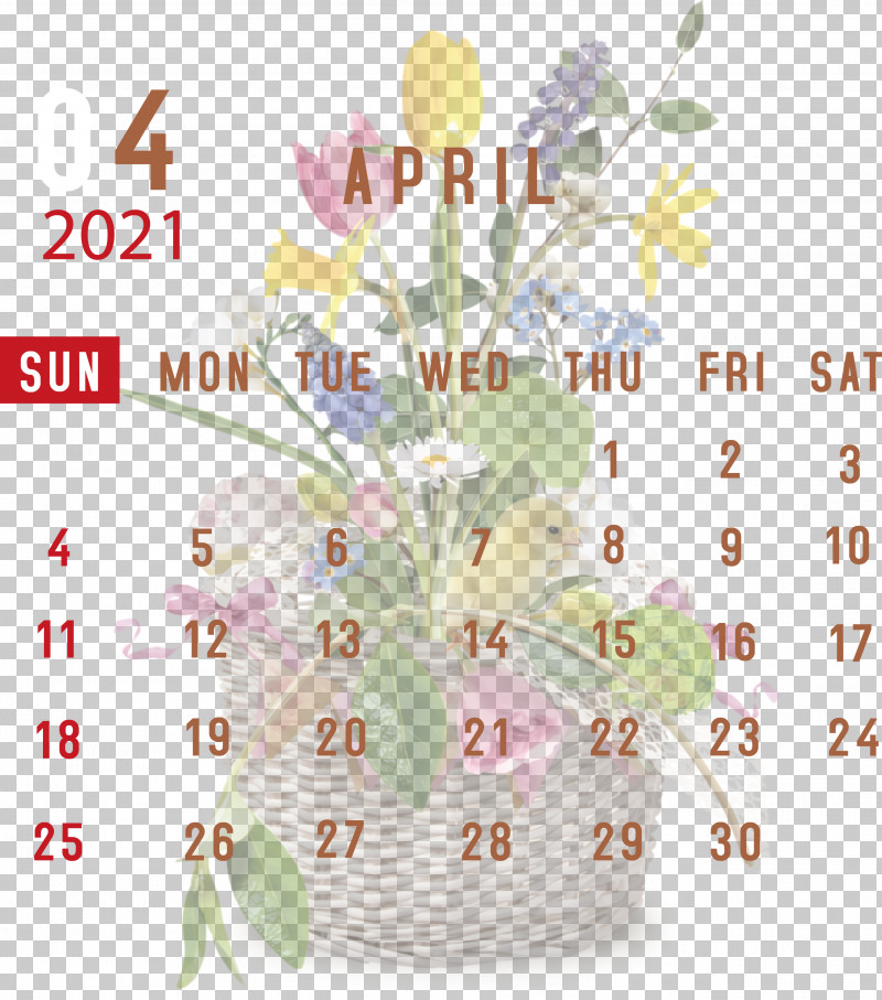 April 2021 Printable Calendar April 2021 Calendar 2021 Calendar PNG, Clipart, 2021 Calendar, April 2021 Printable Calendar, Artificial Flower, Calendar System, Cut Flowers Free PNG Download