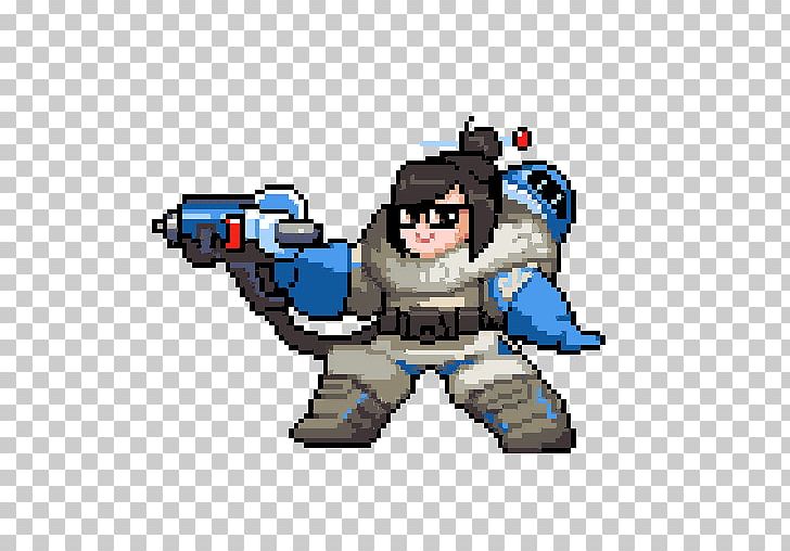 Overwatch Mei Pixel Art Tracer PNG, Clipart, Art, Doomfist, Drawing, Dva, Fictional Character Free PNG Download