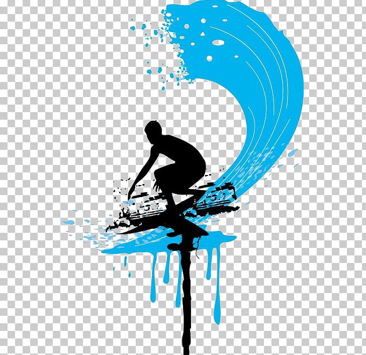Surfing Cartoon PNG, Clipart, Art, Big Wave Surfing, Black, Blue, Cartoon Free PNG Download