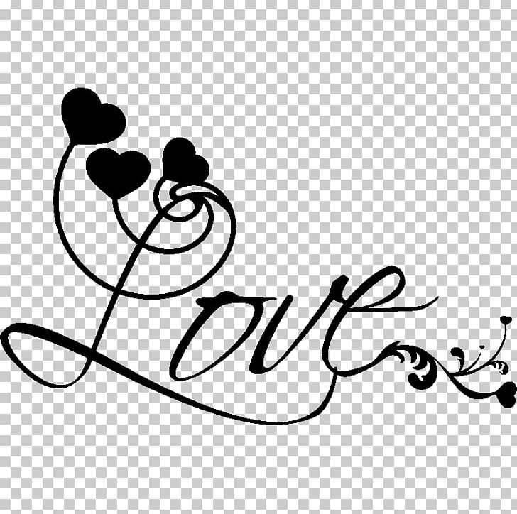 Wall Decal Love Word Marriage Sticker PNG, Clipart, Art, Artwork, Black, Black And White, Calligraphy Free PNG Download