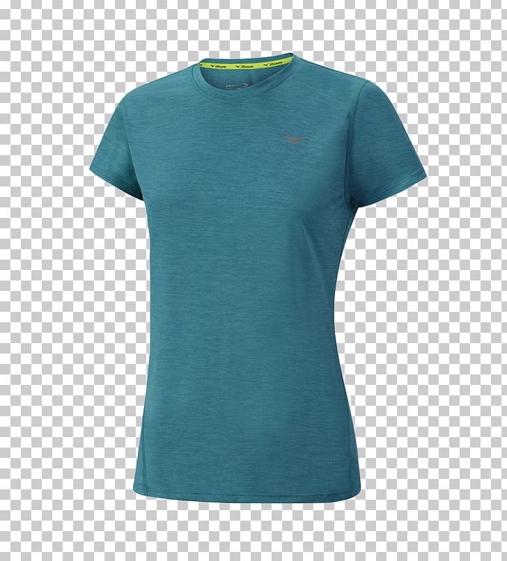 T-shirt Sleeve Neck Product PNG, Clipart, Active Shirt, Aqua, Blue, Clothing, Electric Blue Free PNG Download
