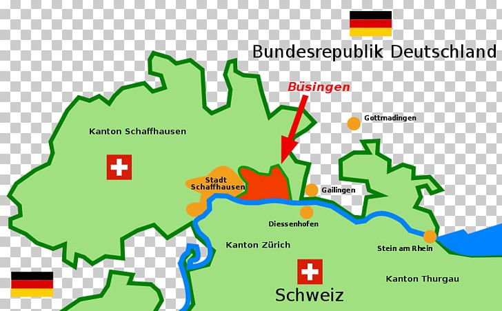 Büsingen Am Hochrhein Enclave And Exclave Germany–Switzerland Border High Rhine Anklav PNG, Clipart, Anklav, Area, Border, Diagram, Enclave And Exclave Free PNG Download