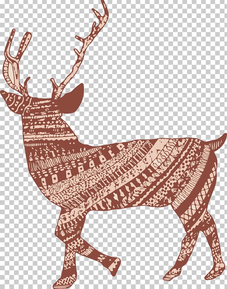 Reindeer Elk Pxe8re Davids Deer PNG, Clipart, Adobe Illustrator, Animals, Antler, Art, Banne Material Free PNG Download