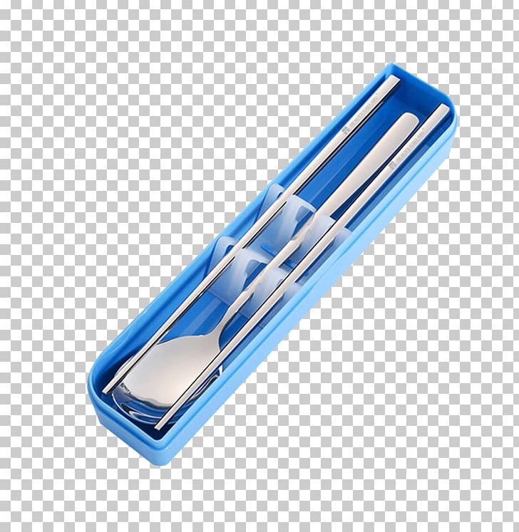 Chopsticks Spoon Tableware Stainless Steel PNG, Clipart, Blue, Chopsticks, Chopsticks Sets, Chopsticks Sets Of Material, Designer Free PNG Download