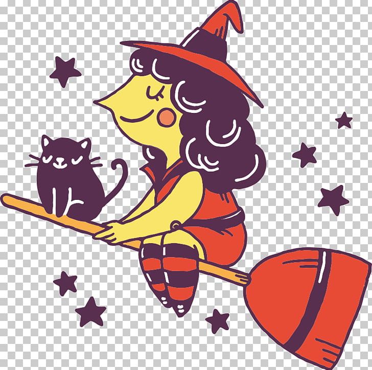 Halloween Warlock Drawing Art PNG, Clipart, Art, Artwork, Broom, Cartoon, Drawing Free PNG Download