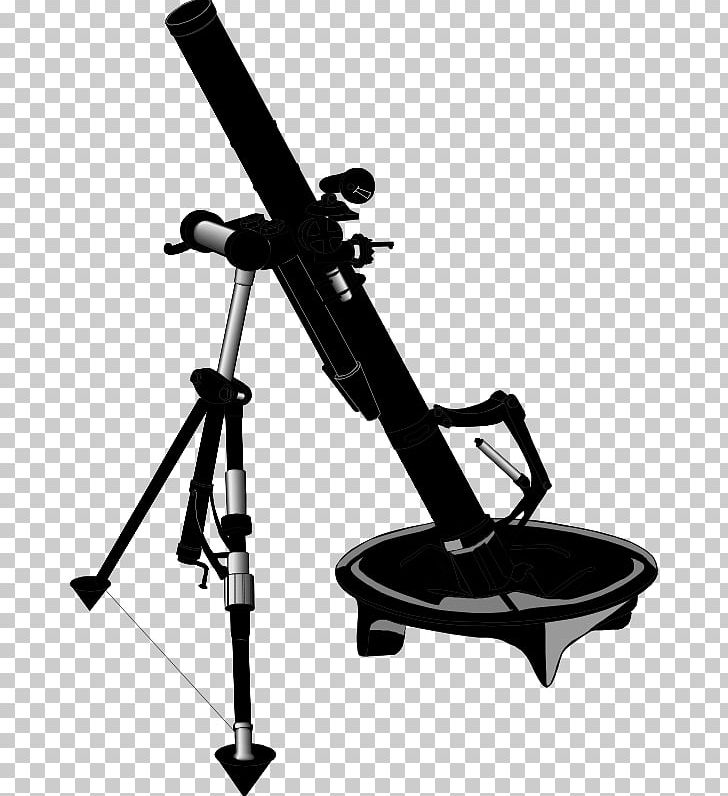 Mortar Weapon Firearm Artillery PNG, Clipart, 81 Mm Mortar, Angle, Artillery, Black And White, Clip Free PNG Download