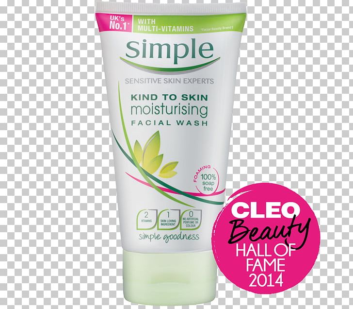 Simple Skincare Cleanser Skin Care Simple Kind To Skin Hydrating Light Moisturiser Moisturizer PNG, Clipart, Body Wash, Cleanser, Cosmetics, Cream, Exfoliation Free PNG Download