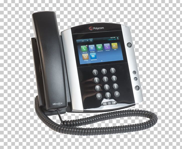 Polycom VVX 600 VoIP Phone Telephone Polycom VVX 500 PNG, Clipart, Black, Business, Conference, Corded Phone, Electronic Device Free PNG Download