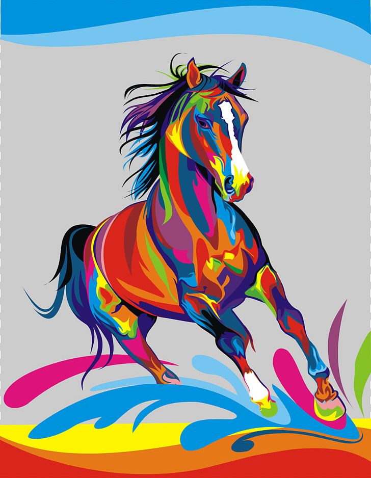 American Paint Horse Painting Abstract Art Oil Paint PNG, Clipart, Art, Artist, Canvas, Canvas Print, Digital Art Free PNG Download