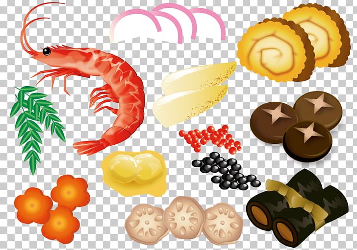 Osechi Vegetarian Cuisine Food Prawn PNG, Clipart, Art, Commodity, Cuisine, Food, Fruit Free PNG Download