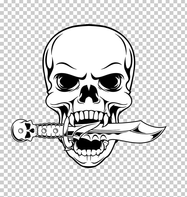Skull Drawing Illustration PNG, Clipart, Art, Black And White, Bone, Can Stock Photo, Drawing Free PNG Download
