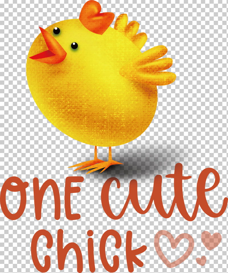 One Cute Chick Easter Day Happy Easter PNG, Clipart, Beak, Birds, Chicken, Duck, Ducks Free PNG Download