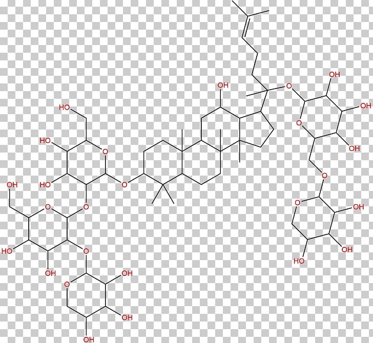 Panax Notoginseng Ginsenoside Chinese Herbology Saponin PNG, Clipart, Angle, Area, Cas Registry Number, Chemical Compound, Chemistry Free PNG Download