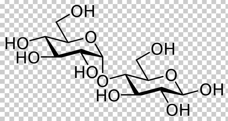Sucrose Disaccharide Lactose Sugar Carbohydrate PNG, Clipart, Aldose, Angle, Area, Black, Black And White Free PNG Download