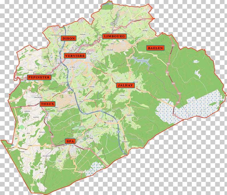 Pepinster Theux Arrondissement Of Verviers Limbourg Baelen PNG, Clipart, Area, Land Lot, Map, Others, Spa Free PNG Download