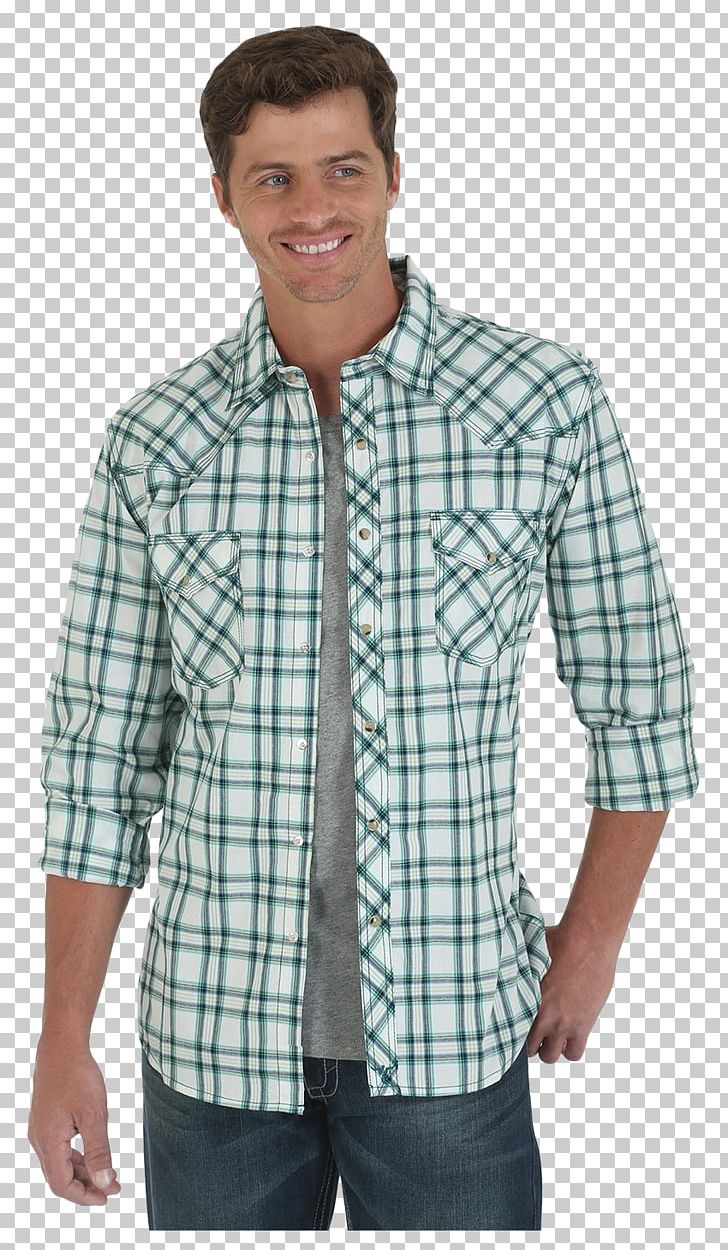 Dress Shirt T-shirt Tartan Neck Turquoise PNG, Clipart, Button, Clothing, Dress Shirt, Jacket, Neck Free PNG Download
