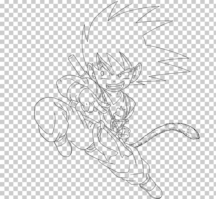 Goku Dragon Ball Heroes Line Art Drawing Sketch PNG, Clipart, Arm, Artwork, Black, Black And White, Cartoon Free PNG Download