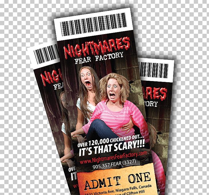 Nightmares Fear Factory Clifton Hill PNG, Clipart, Advertising, Canada, Clifton Hill Niagara Falls, Discounts And Allowances, Fear Free PNG Download