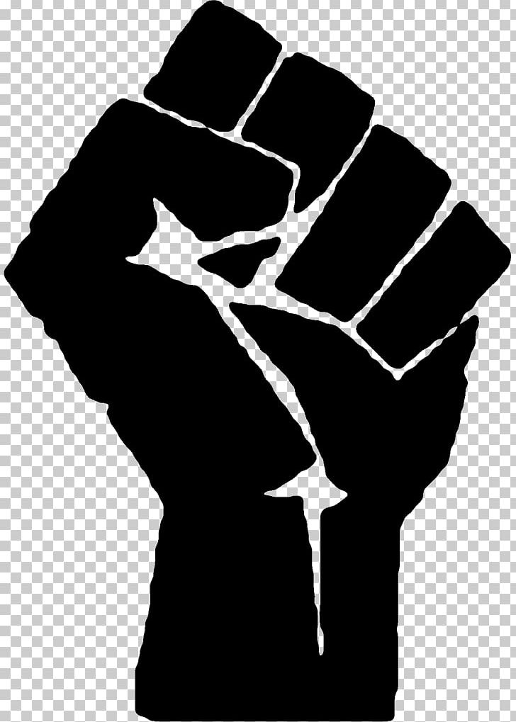 Raised Fist Symbol Black Power Resistance Movement PNG, Clipart, Anarchism, Angle, Black, Black And White, Black Power Free PNG Download