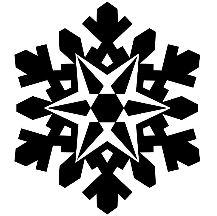 Snowflake Euclidean PNG, Clipart, Art, Black And White, Drawing, Encapsulated Postscript, Euclidean Vector Free PNG Download