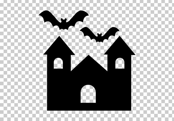 Computer Icons Horror Icon Haunted House PNG, Clipart, Area, Art, Bat, Black, Black And White Free PNG Download