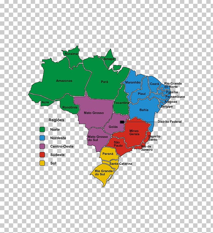 Graphics Regions Of Brazil Illustration Map PNG, Clipart, Area, Brazil, Diagram, Flag Of Brazil, Map Free PNG Download