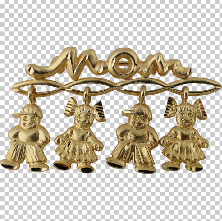 Colored Gold Brass Mother Pin PNG, Clipart,  Free PNG Download