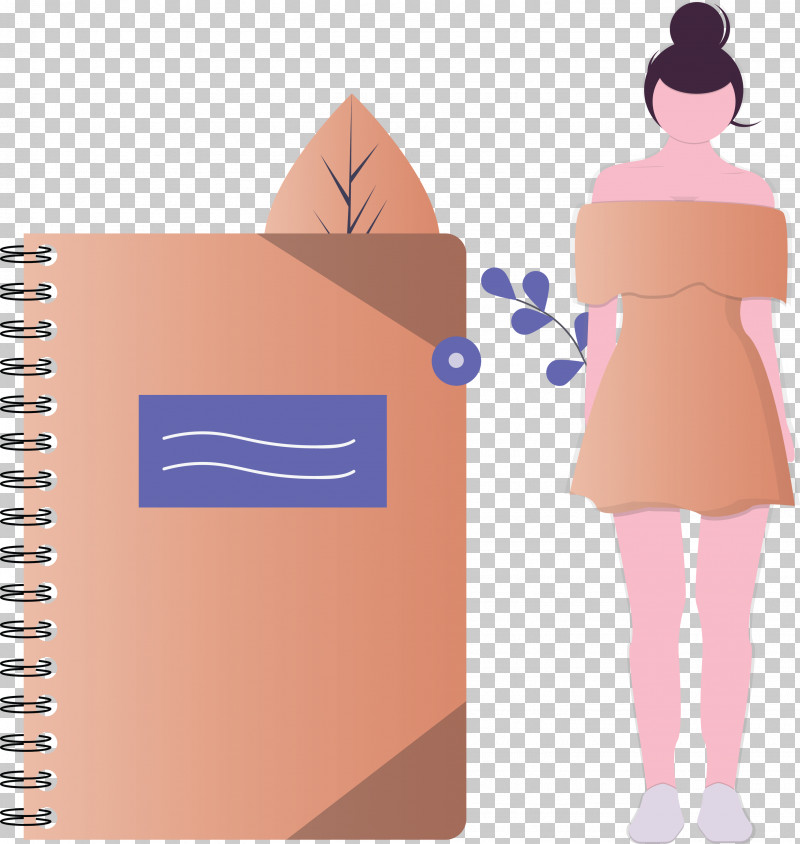 Notebook Girl PNG, Clipart, Girl, Notebook, Paper, Paper Product Free PNG Download