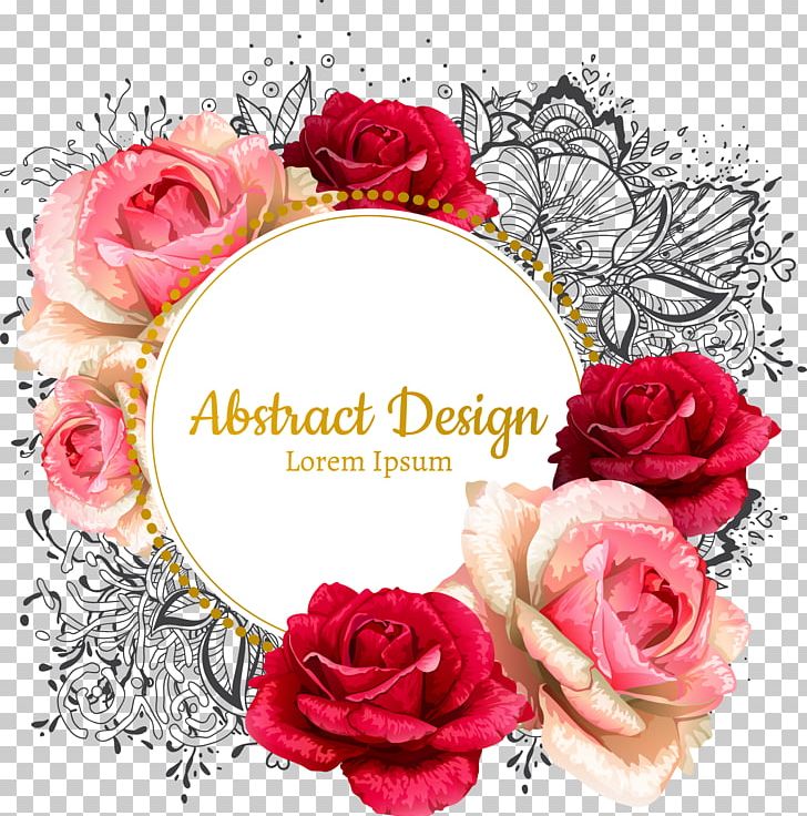 Garden Roses Flower PNG, Clipart, Artificial Flower, Circle, Circles, Cut Flowers, Drawing Free PNG Download