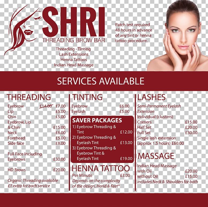 SHRI THREADING Beauty Parlour Hair Removal PNG, Clipart, 185, Advertising, Antrim, Beauty Parlour, Brand Free PNG Download