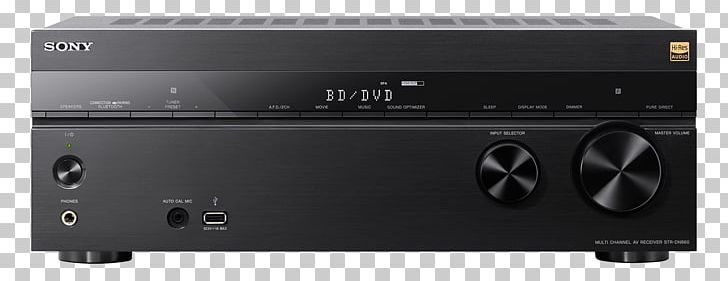 Sony STR-DN1080 AV Receiver Home Theater Systems Dolby Atmos PNG, Clipart, 4k Resolution, 51 Surround Sound, Audio, Audio Equipment, Audio Receiver Free PNG Download