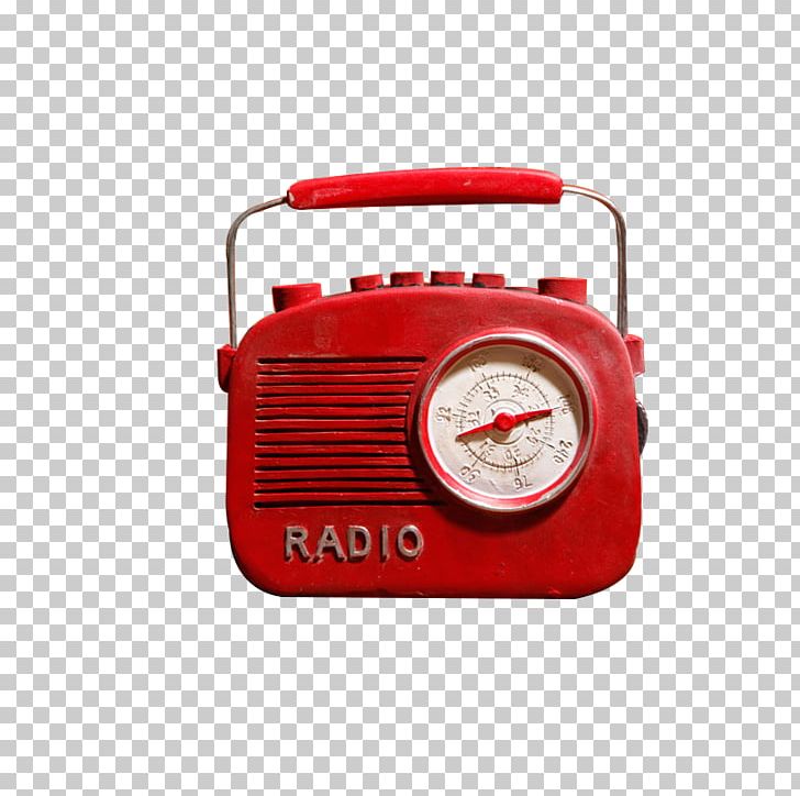 Radio Red PNG, Clipart, Alarm Clock, Bell, Brand, Clock, Decoration Free PNG Download