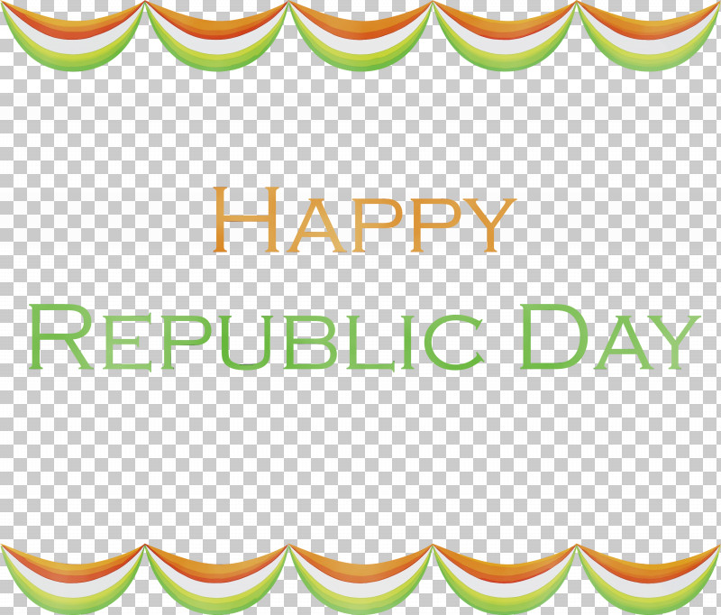 Green Text Font Yellow Line PNG, Clipart, Green, Happy India Republic Day, Label, Line, Logo Free PNG Download