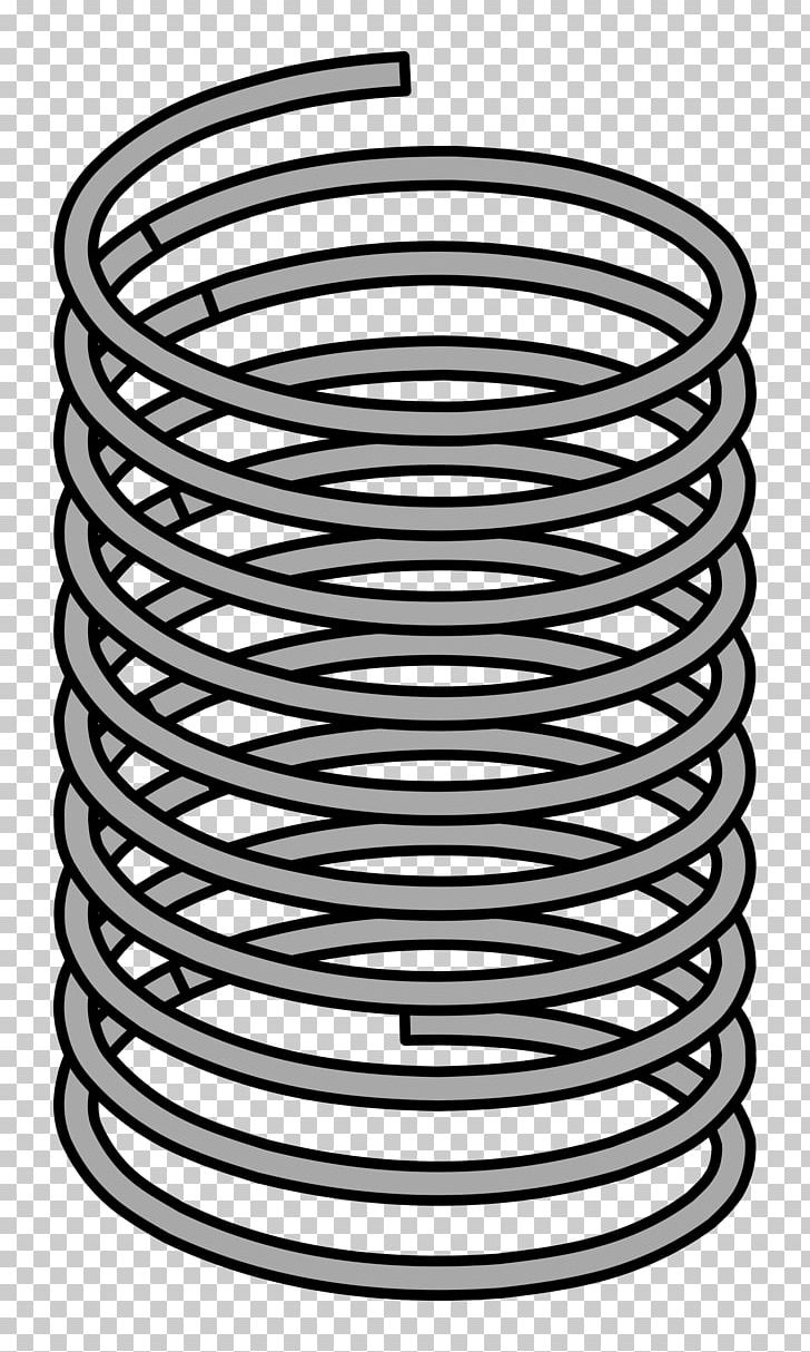 Coil Spring Png Clipart Bathroom Accessory Black And White Circle Clip Art Coil Spring