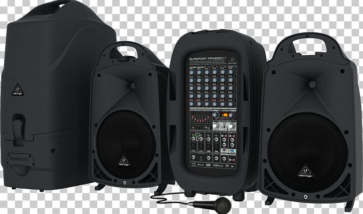 BEHRINGER Europort PPA2000BT Public Address Systems Audio PNG, Clipart, Audio, Audio Equipment, Behringer, Computer Speaker, Electronics Free PNG Download