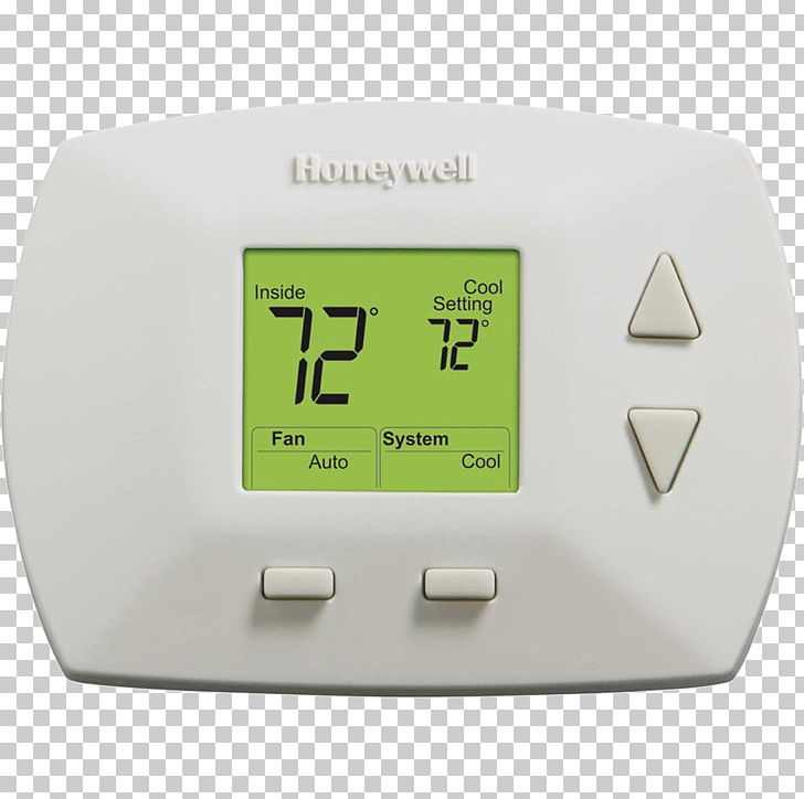 Honeywell RTH5100B Programmable Thermostat Heat Pump PNG, Clipart, Air Conditioner, Deluxe, Electronics, Hardware, Heat Pump Free PNG Download