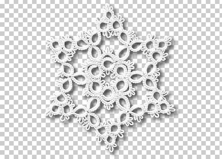 Lace Tatting Snowflake Pattern PNG, Clipart, Art, Black And White, Doily, Finger, Lace Free PNG Download