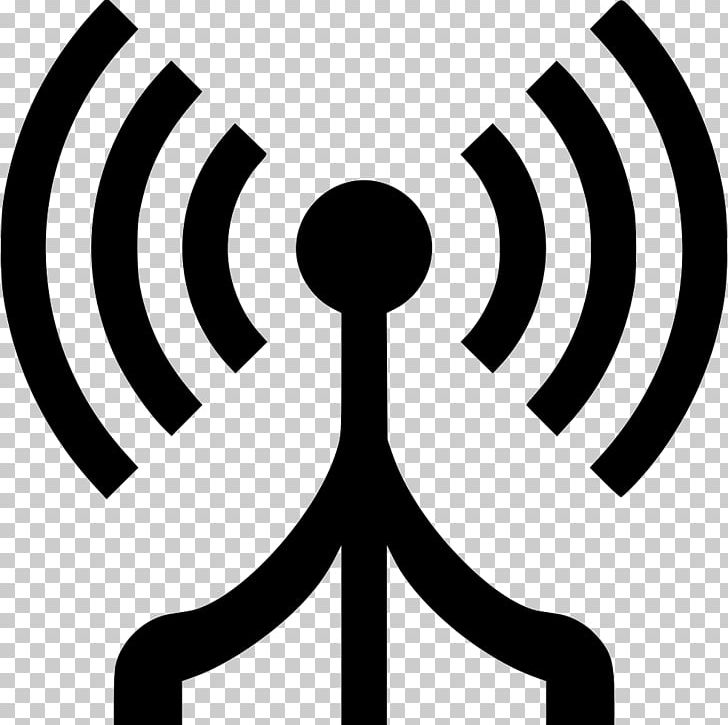 Computer Icons Telecommunications Tower Aerials PNG, Clipart, Aerials, Artwork, Black And White, Broadcasting, Circle Free PNG Download
