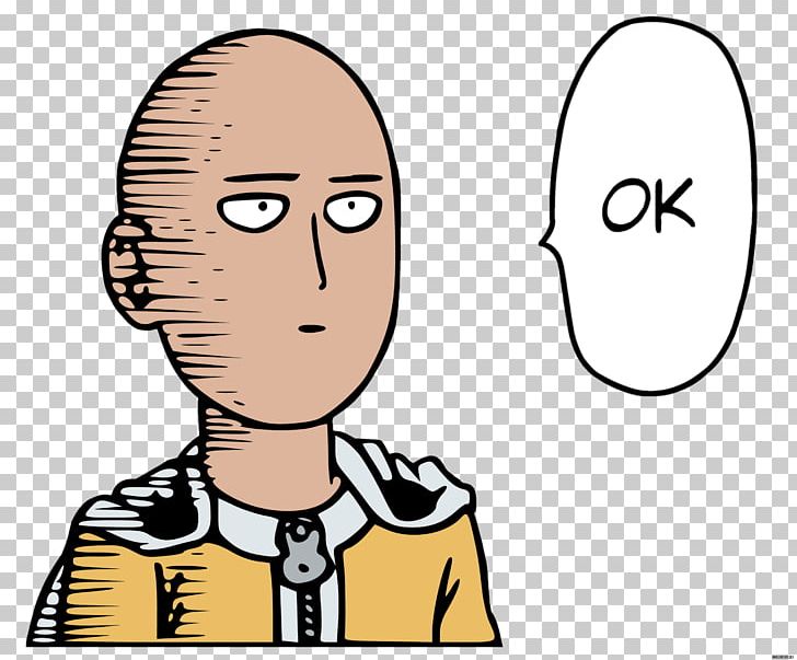 One Punch Man Saitama Manga Sticker PNG, Clipart, Anime, Area, Art, Boy, Cartoon Free PNG Download