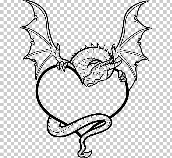 Drawing Dragon Heart Sketch PNG, Clipart, Art, Artwork, Black And White, Broken Heart, Dragon Free PNG Download