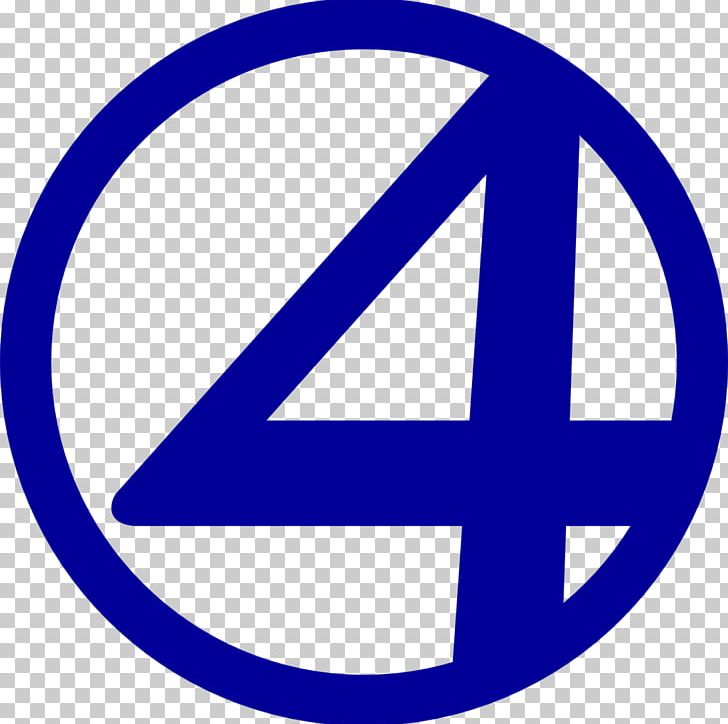 Logo Fantastic Four Marvel Comics Fan Art PNG, Clipart, Angle, Area, Art, Blue, Brand Free PNG Download